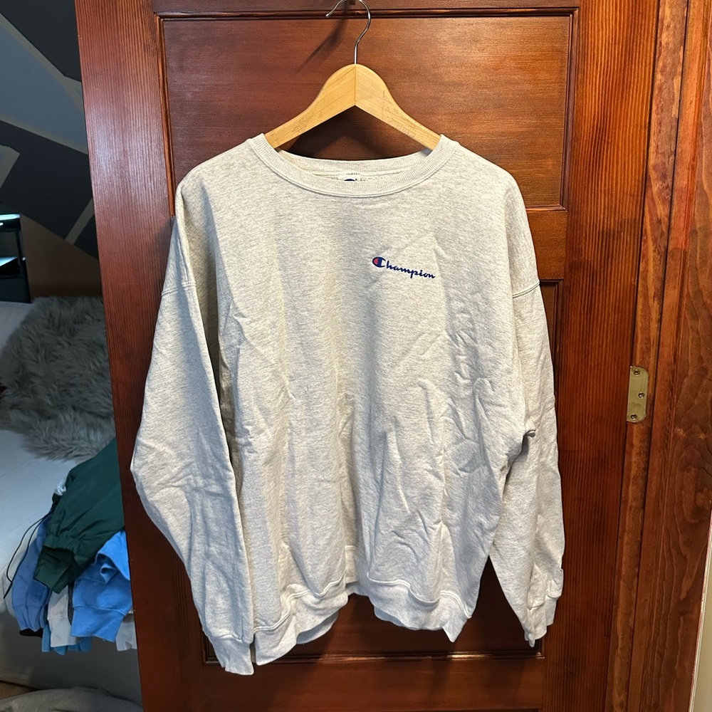 Champion Gray Crewneck Sweater